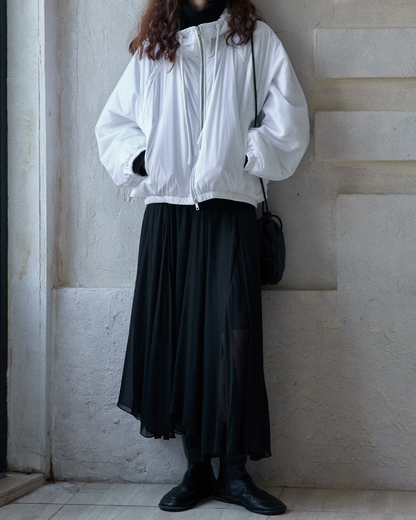 ミディフーディーカジュアルジャケット 10194