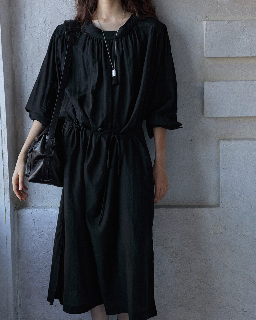 ドロストストラップショルダーワンピース 10166