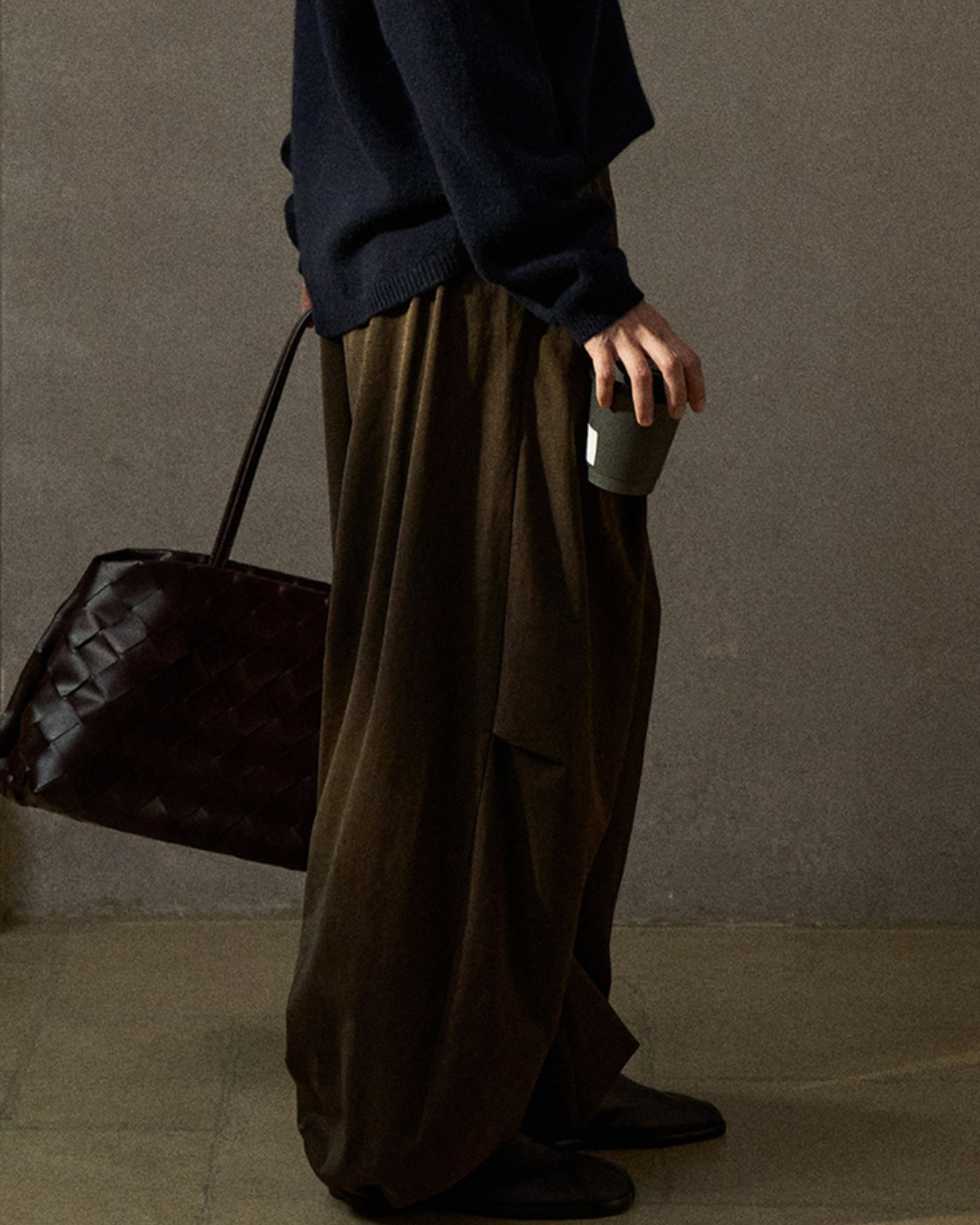 ウエストゴムワイドレッグパンツ 10302