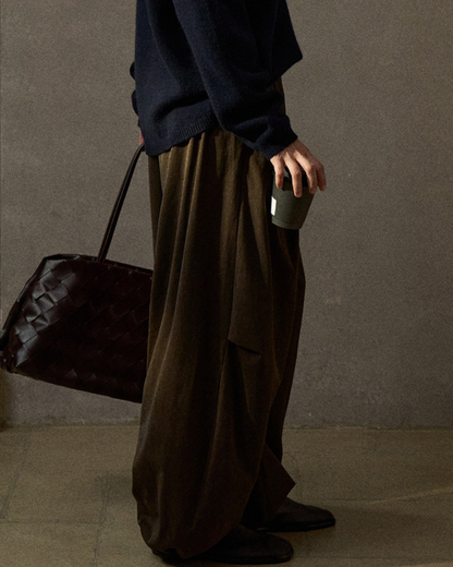 ウエストゴムワイドレッグパンツ 10302