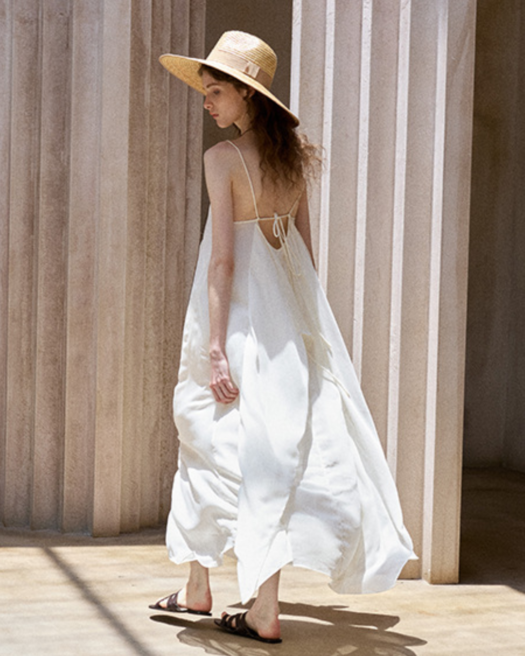 シアーレイヤードサスペンドワンピース 10518