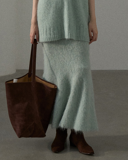 フローヘムシェイプテールニットスカート 10431