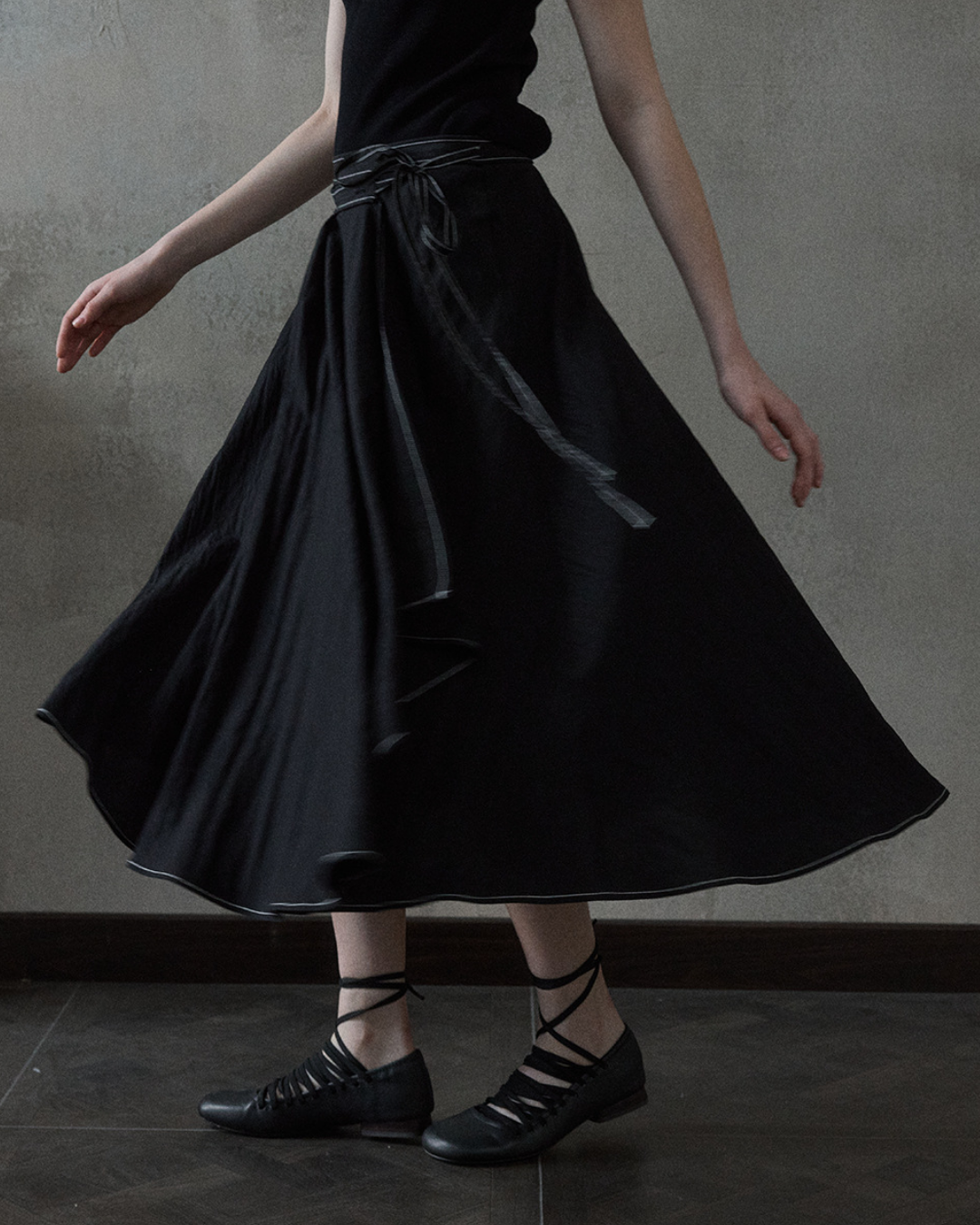 ストラクチャーイレギュラースカート 10504