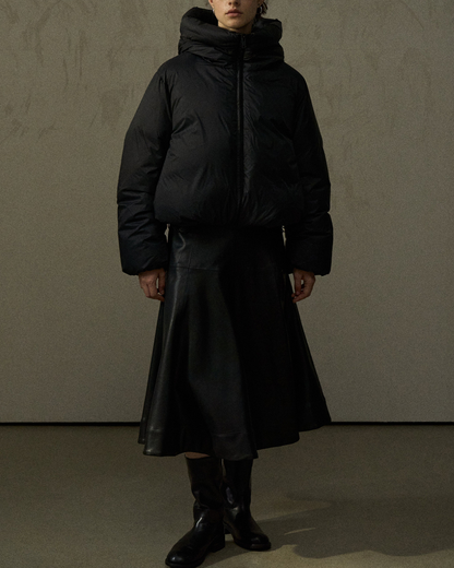 スタンドカラーショートダウンコート 10282