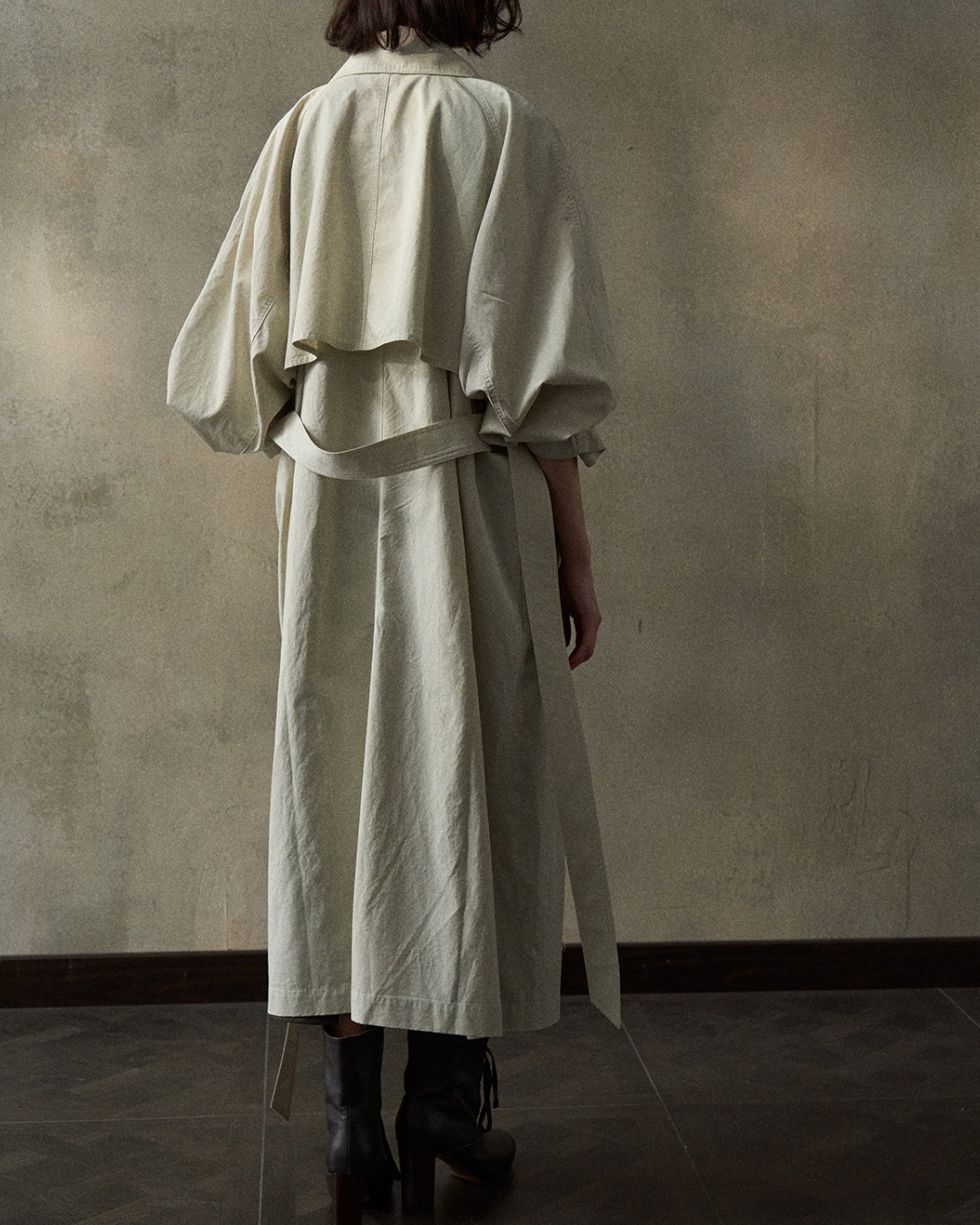 バルーンシルエットトレンチコート 10345
