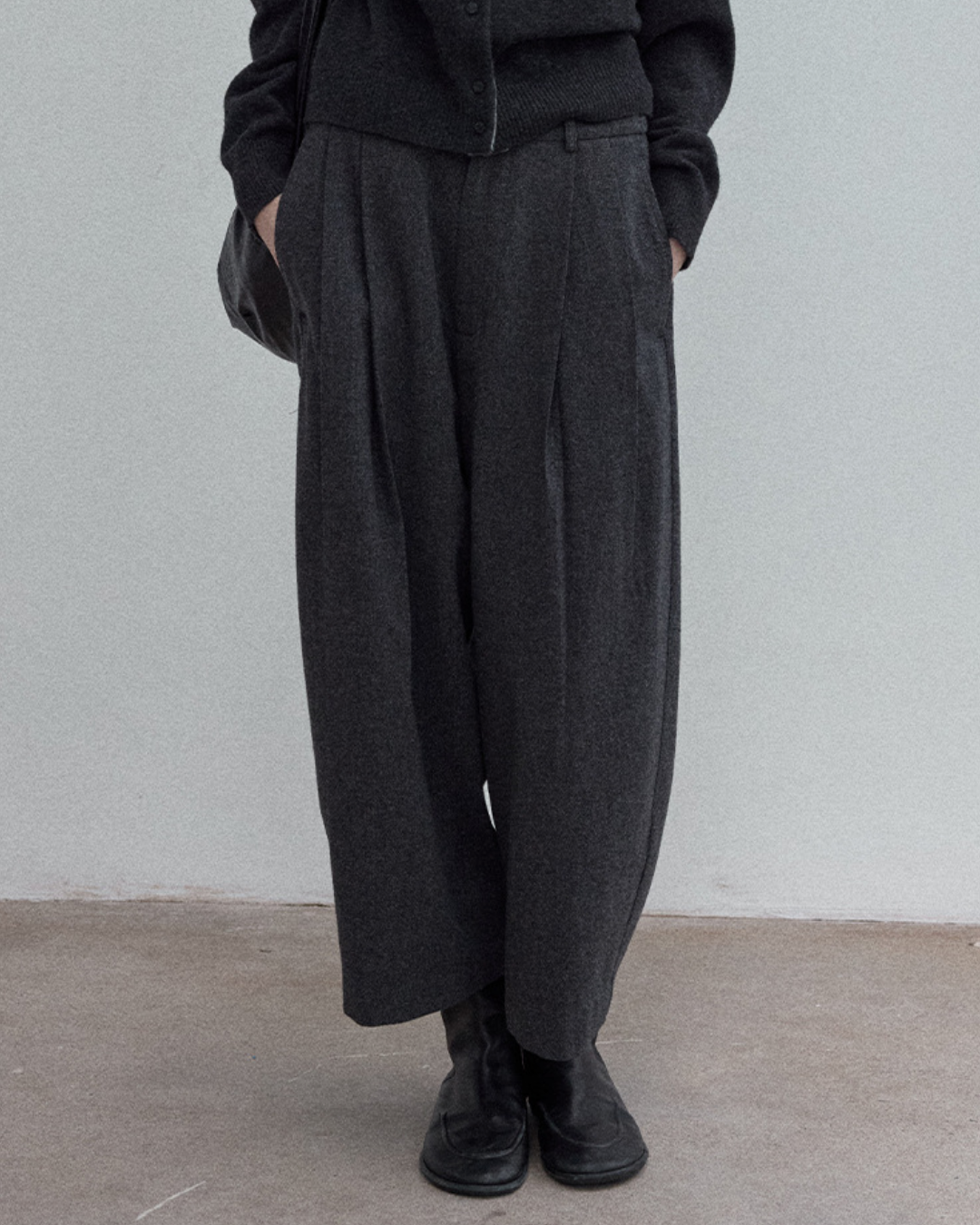 クロップドカーブパンツ 10143