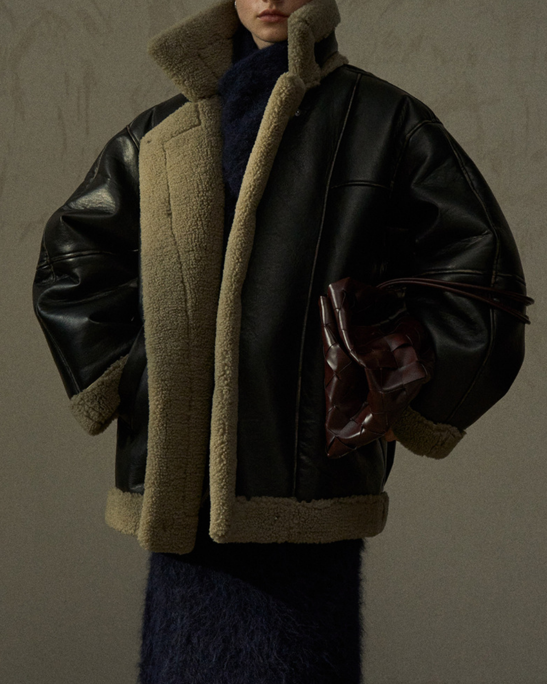 ビッグカラーボアオーバージャケット 10289