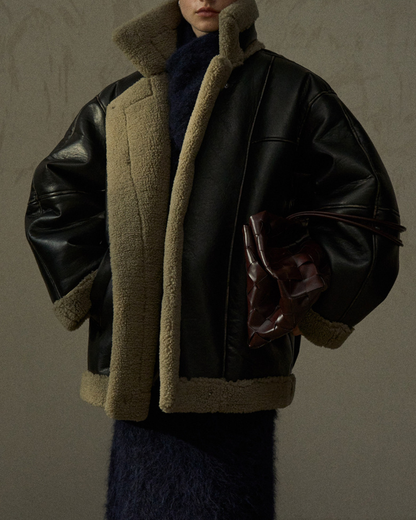 ビッグカラーボアオーバージャケット 10289