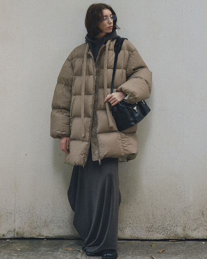 ストラップミドルジップコート 10390