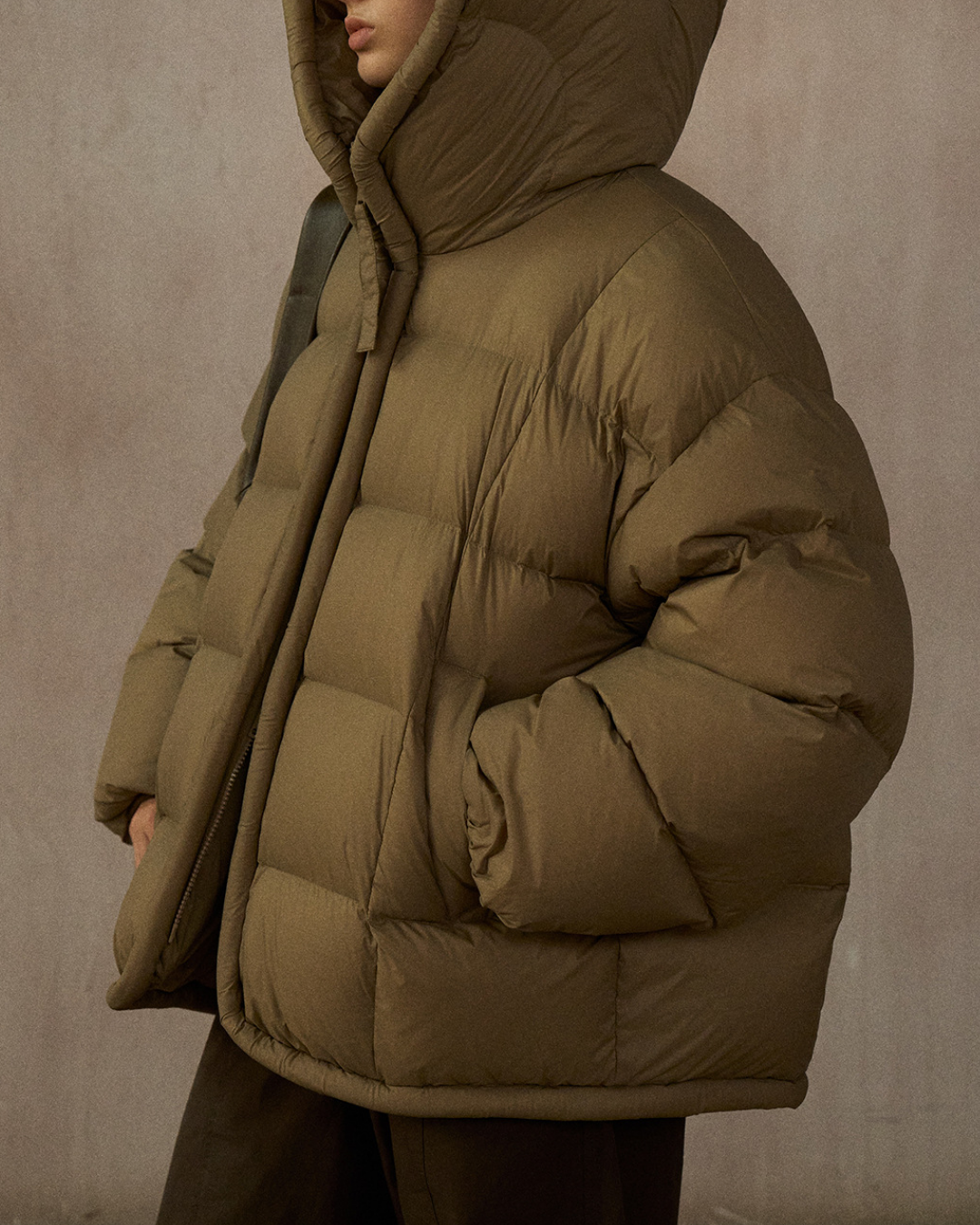 フーディーミディダウンコート 10280