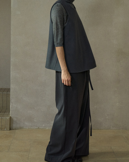 ラウンドネックベスト 10200