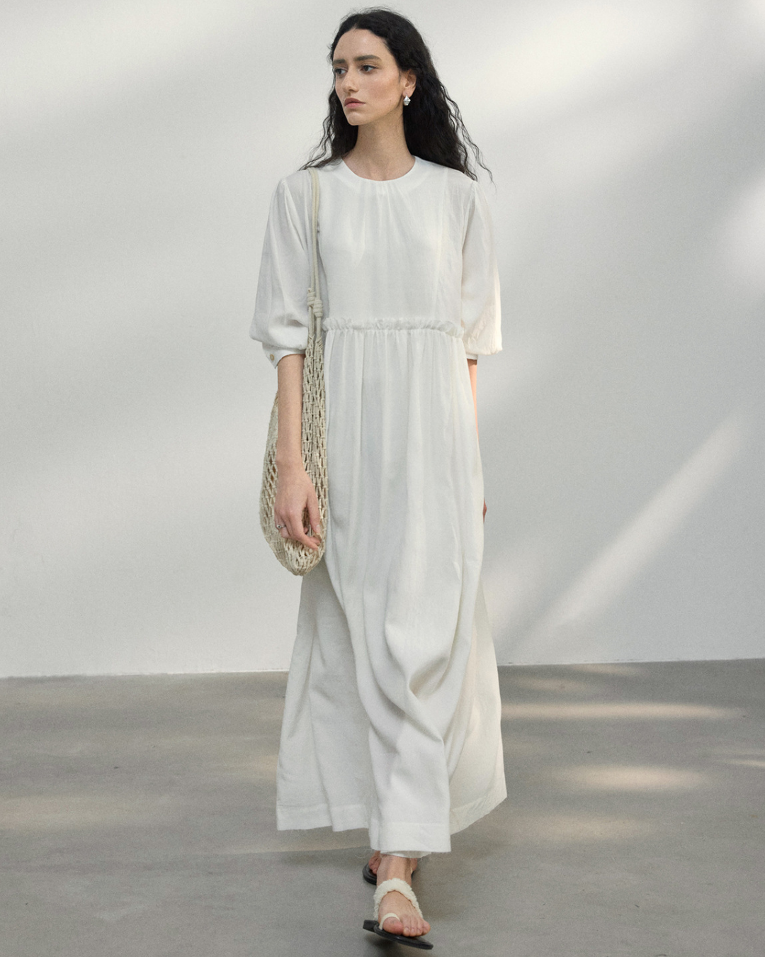 シルエットプラスロングワンピース 10476