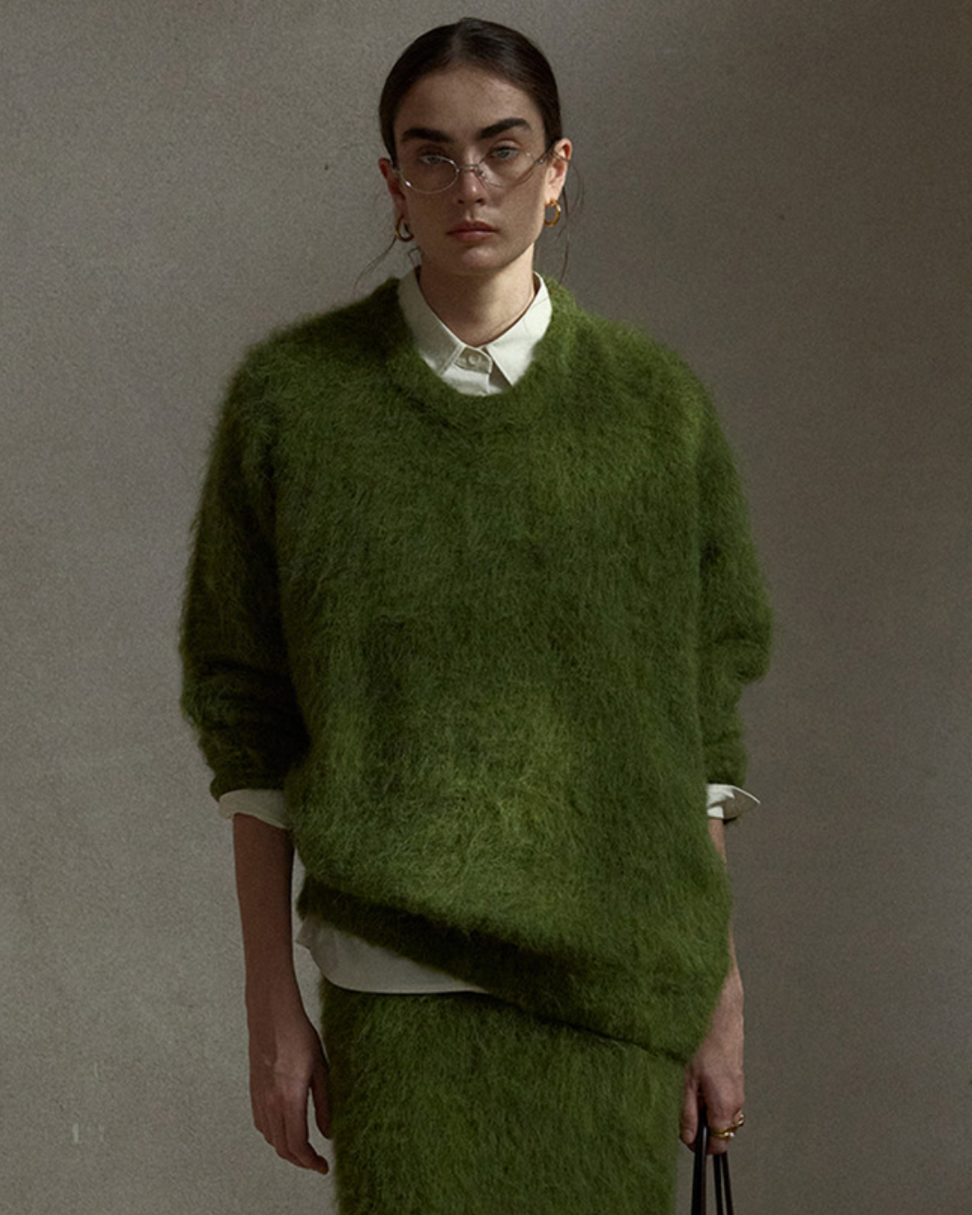 ストラクチャーモードニットプルオーバー 10397