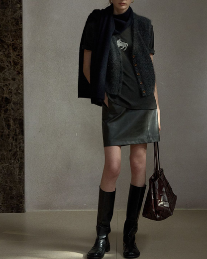 ソフトニットVネックベスト 10492