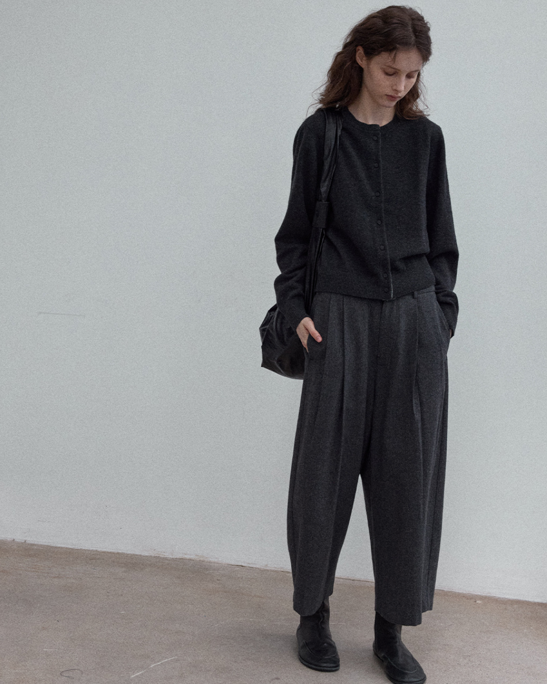 クロップドカーブパンツ 10143