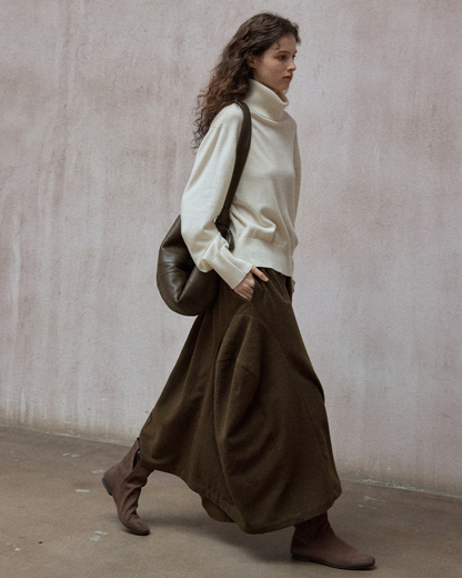 ハイウエストカーブスカート 10160