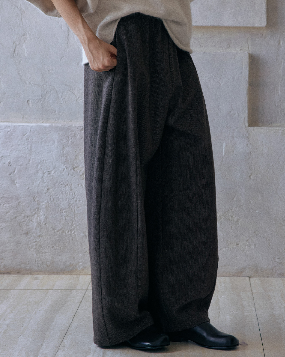 ハイウエストカーブシミターパンツ 10145