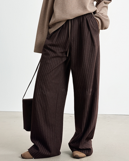 ドローストリングストライプパンツ 10337