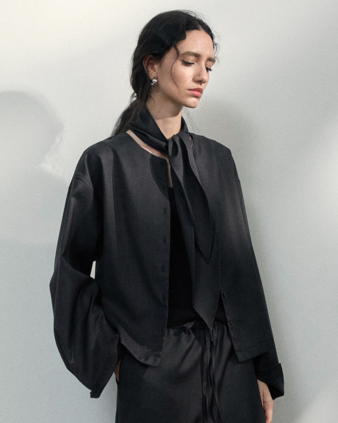 アトリエスカーフブラウス 10449