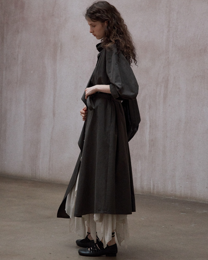 アシンメトリーフロウストラップワンピース 10340