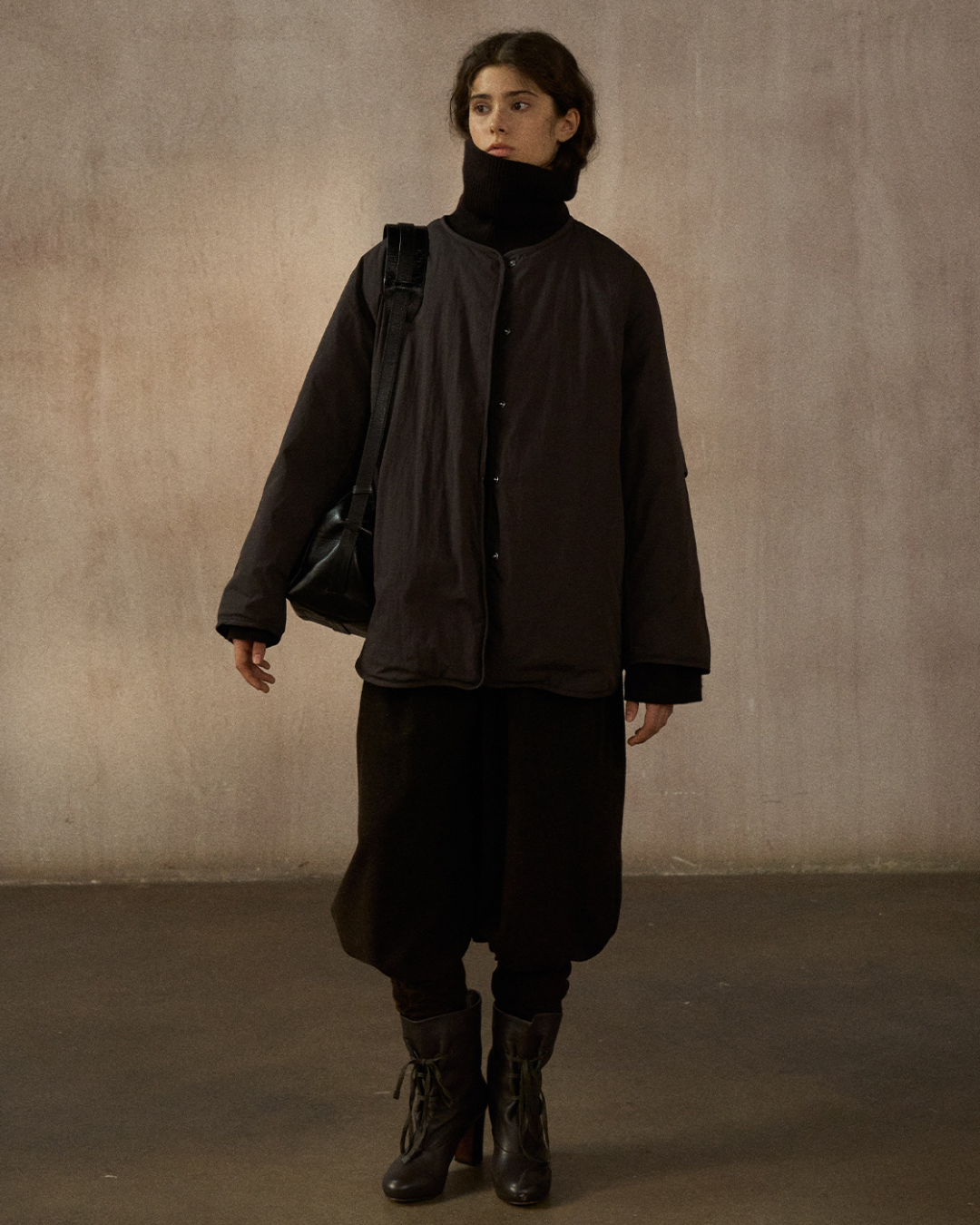 バイカラーリバーシブルダウンコート 10248