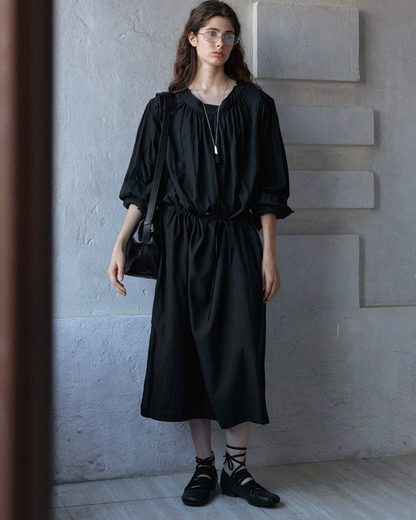 ドロストストラップショルダーワンピース 10166