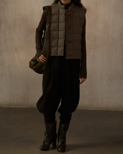 キルティングダウンジャケットベスト 10241