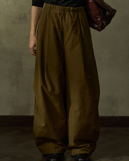 ウエストゴムルーズカジュアルパンツ 10255