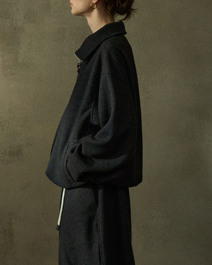 【セットアップ可能】ハーフジッパースウェットプルオーバー 10211