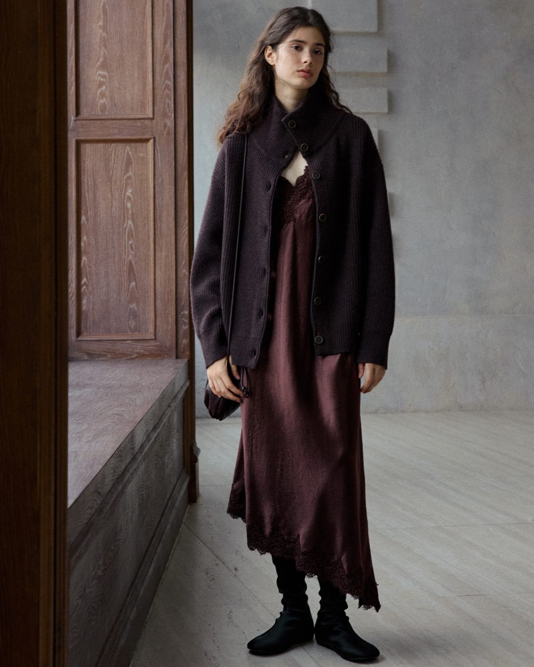 アーティレースアシメワンピース 10381