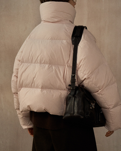 スタンドカラーショートダウンコート 10270