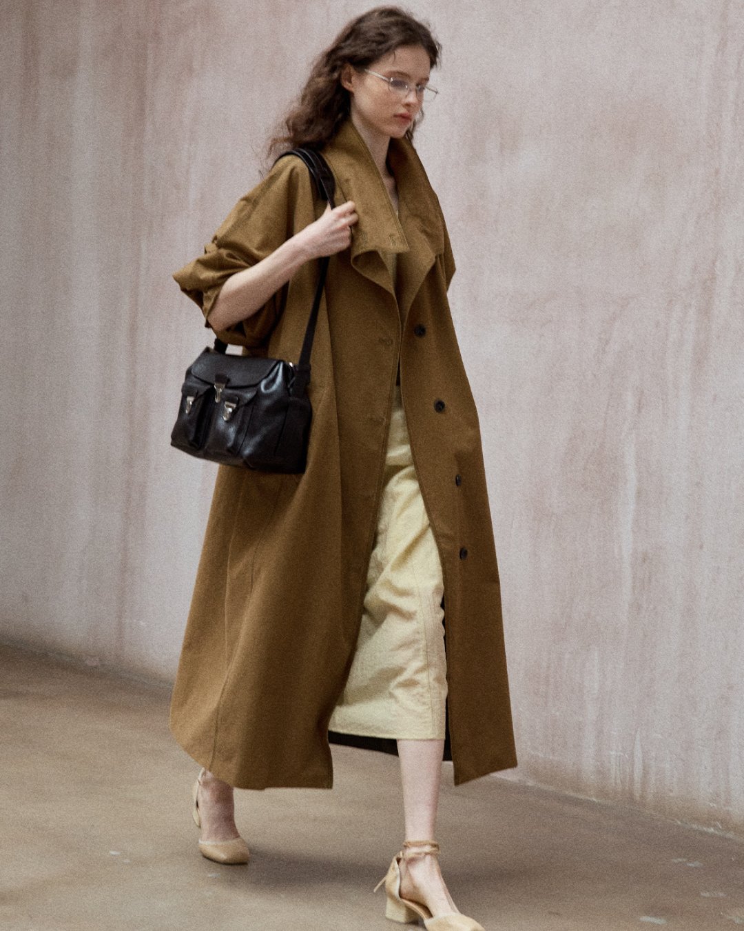 オフショルプリーツラインワンピース 10342