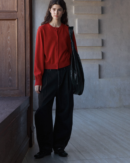 タックカーブデニムパンツ 10141