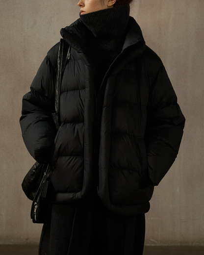 スタンドカラーミディコート 10269