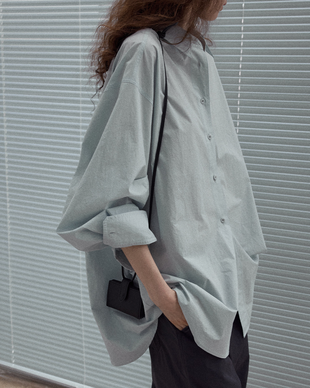 エッジカラーレスシャツ 10374