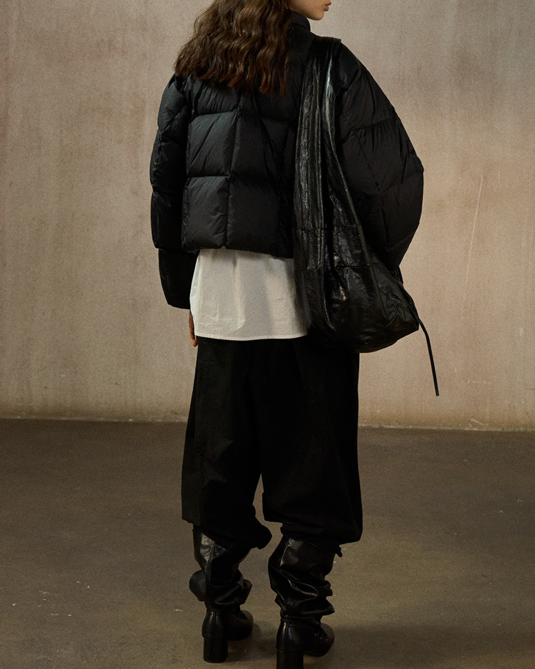 クルーネックショートコート 10274