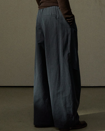 ウエストゴムワイドレッグパンツ 10302