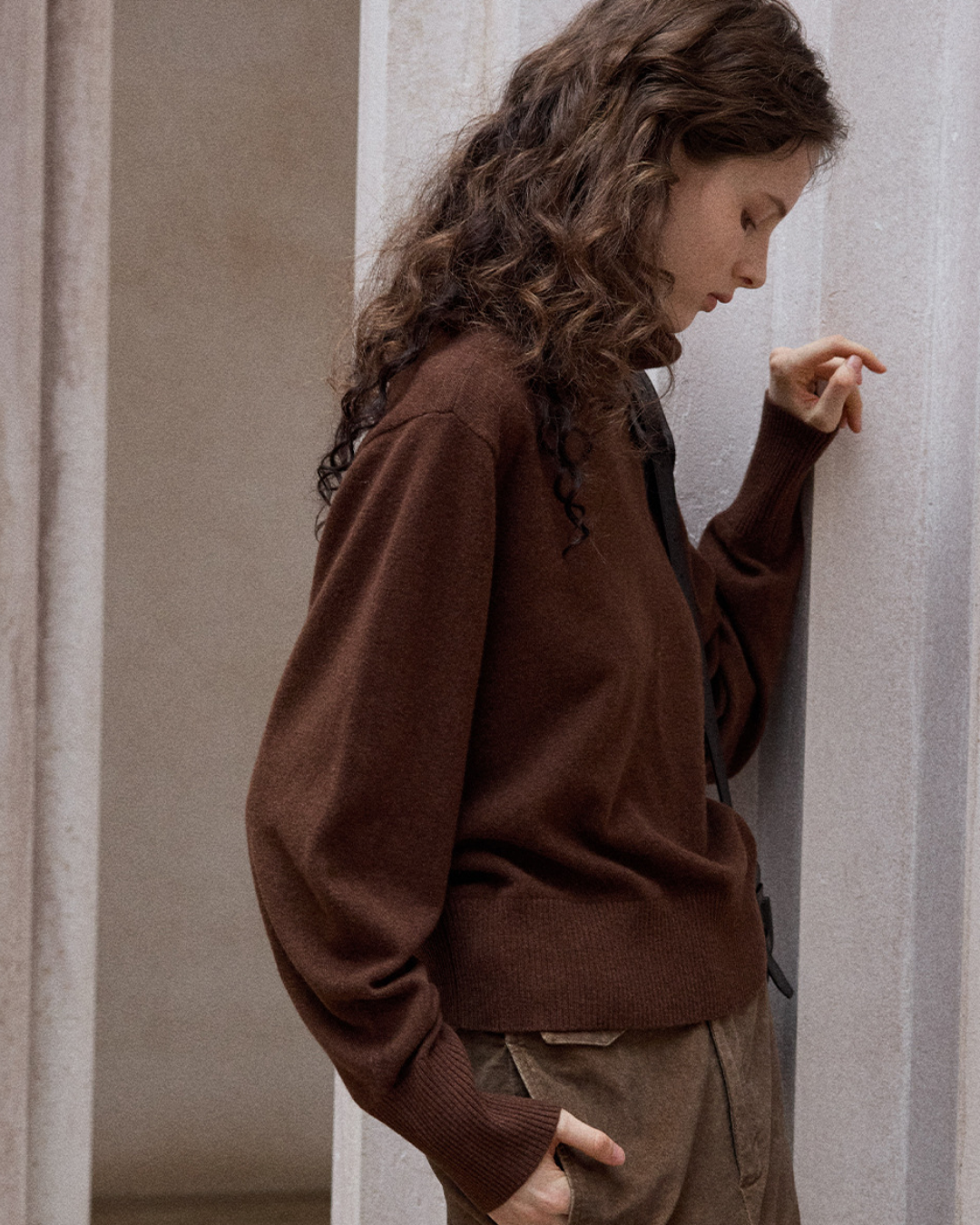 タートルネックウォームトーンニットプルオーバー 10138