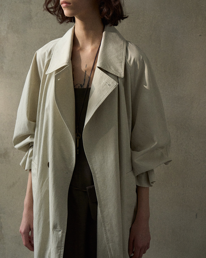 バルーンシルエットトレンチコート 10345