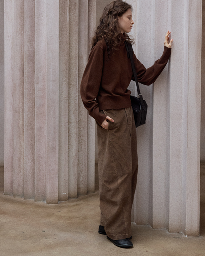 タートルネックウォームトーンニットプルオーバー 10138