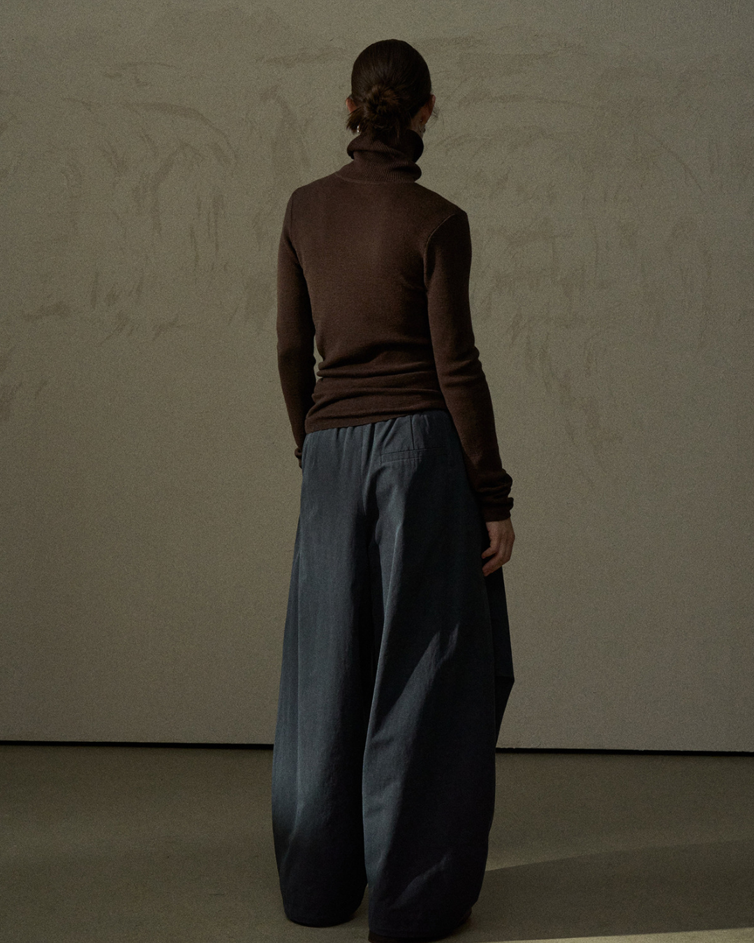 ウエストゴムワイドレッグパンツ 10302