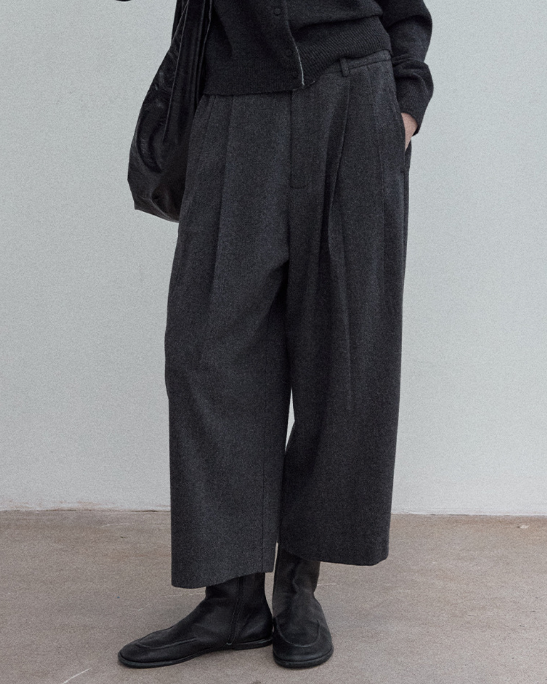 クロップドカーブパンツ 10143