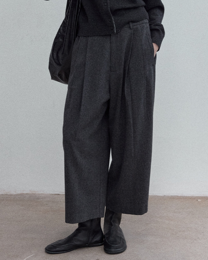 クロップドカーブパンツ 10143