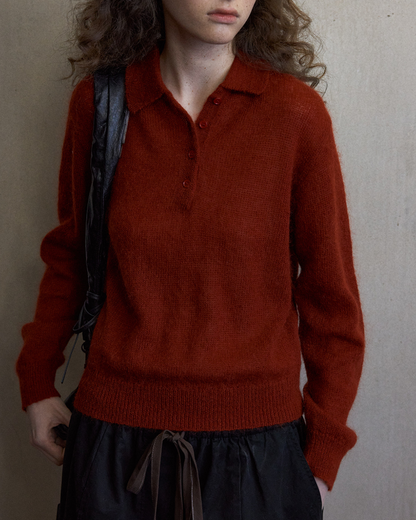 コンテンポラリーニットポロ 10500