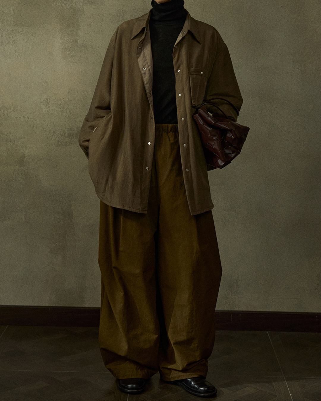 ウエストゴムルーズカジュアルパンツ 10255