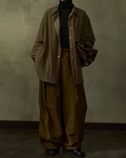 ウエストゴムルーズカジュアルパンツ 10255