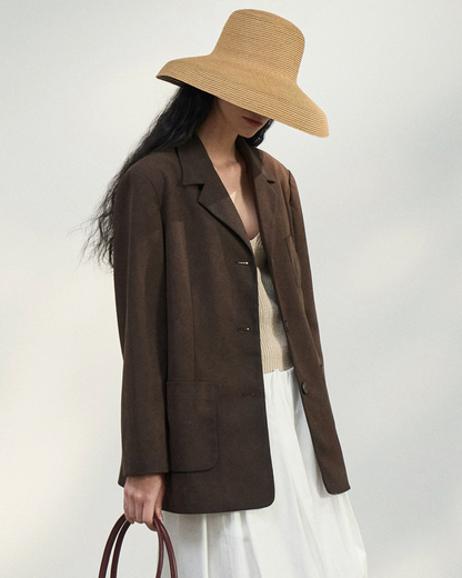 シャープラインスエードテーラード 10459