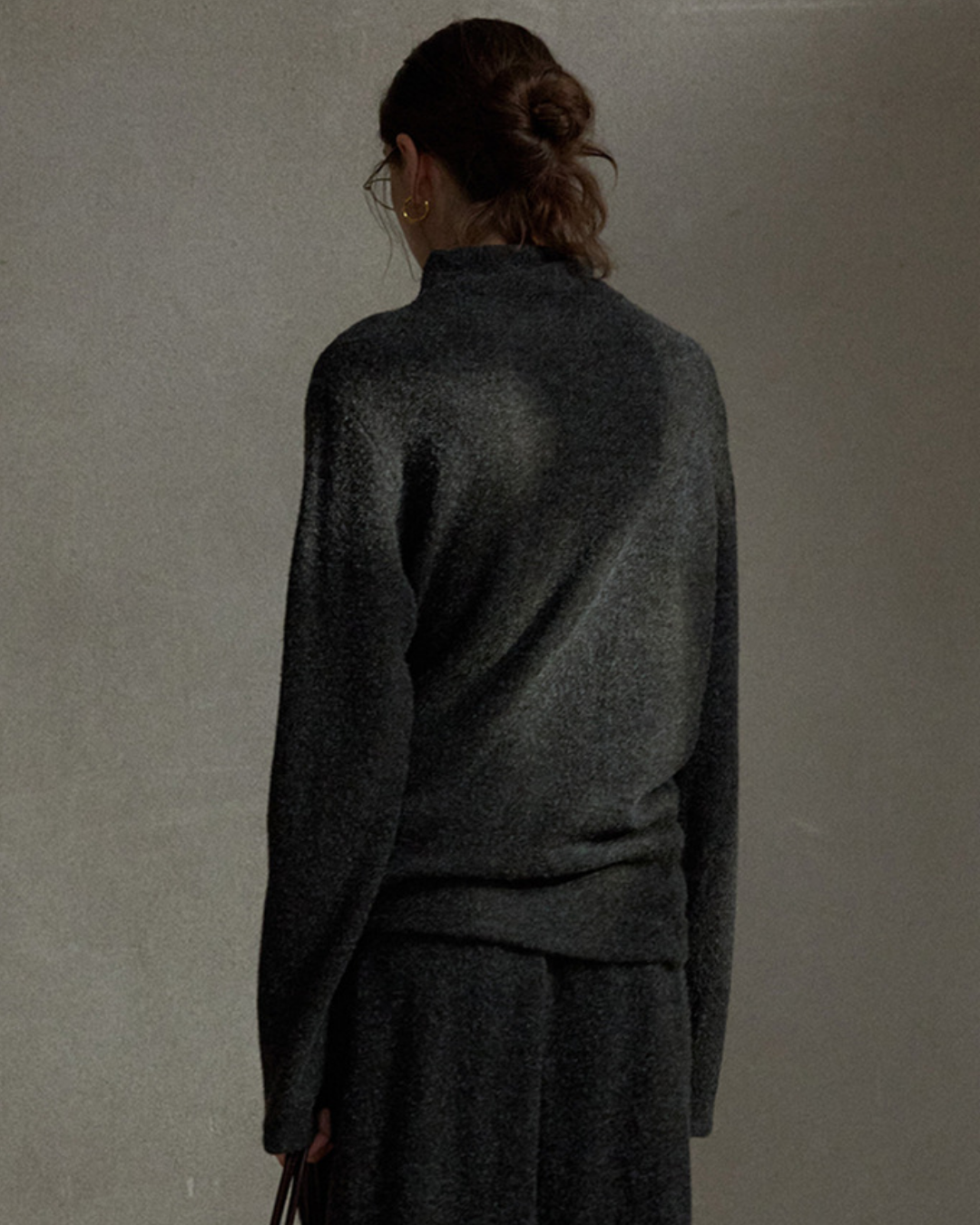 ベーシックニットハイネック 10486