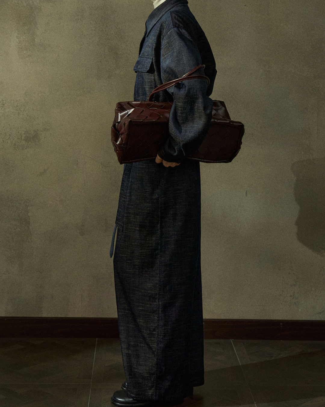 ツーカラーストラップカジュアルパンツ 10222