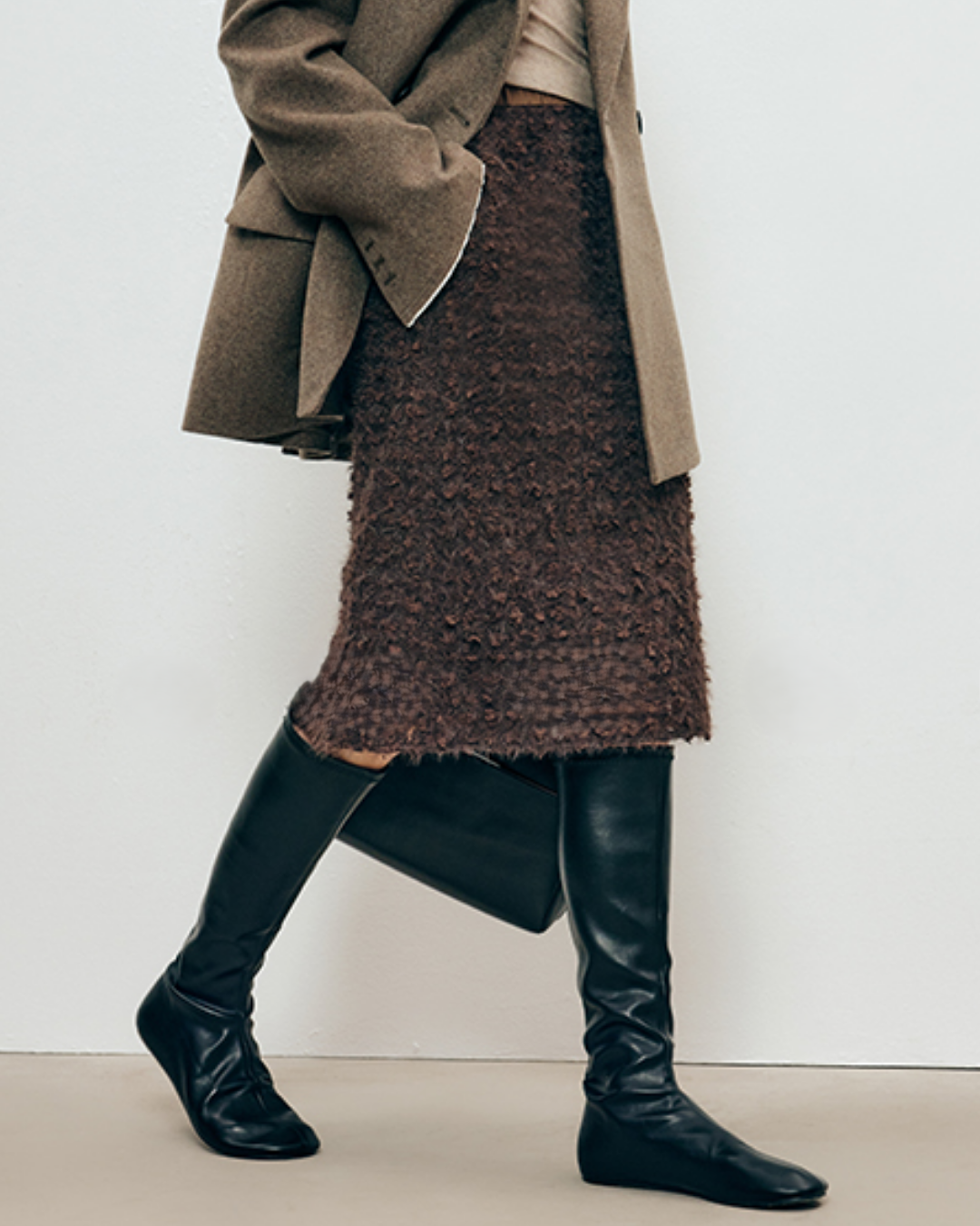 ループヤーンタイトミディスカート 10328